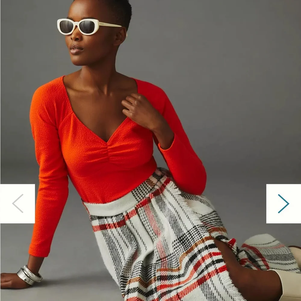 Anthropologie Maeve Sweetheart Top - Picture 1 of 6
